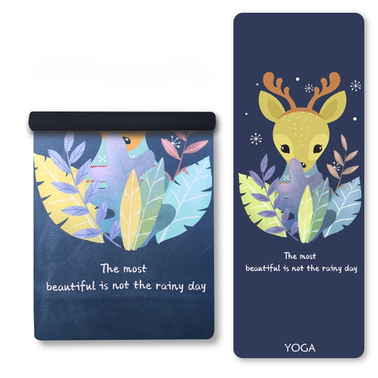 Luluyoga Artistic Travel Yoga Mat Deer