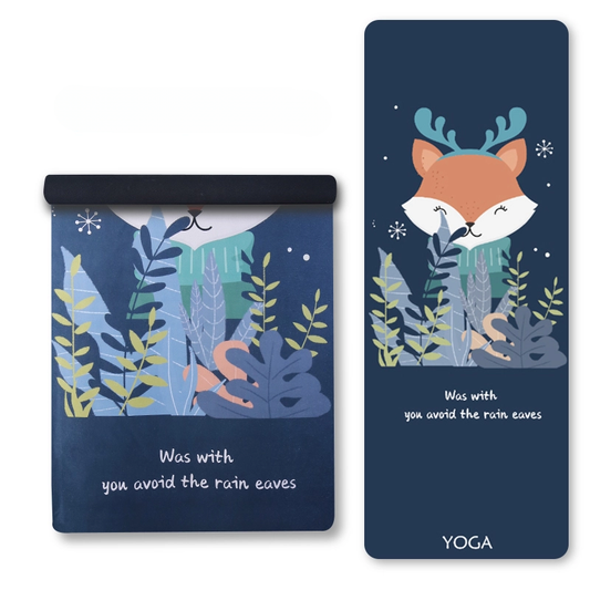 Luluyoga Artistic Travel Yoga Mat Fox