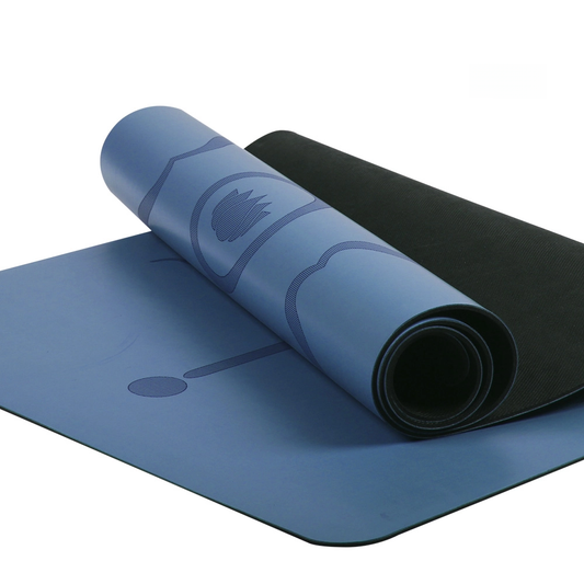 Luluyoga Luxury Yoga Mat Blue