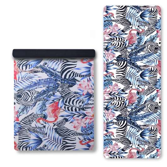 Luluyoga Artistic Travel Yoga Mat Zebra