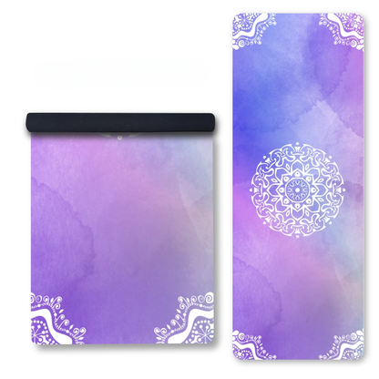 Luluyoga Artistic Travel Yoga Mat Purple